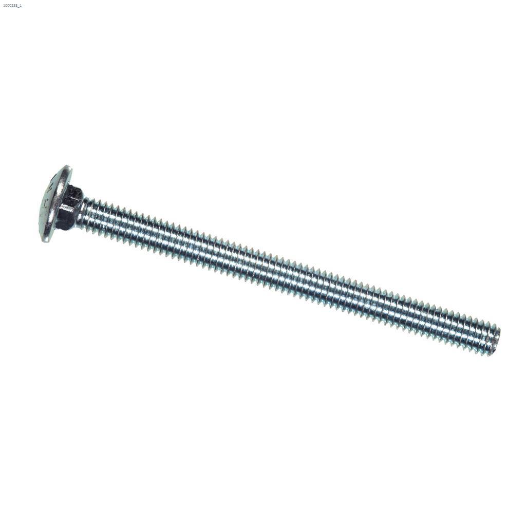 1/4" x 1-1/2" Zinc Plated Carriage Bolt