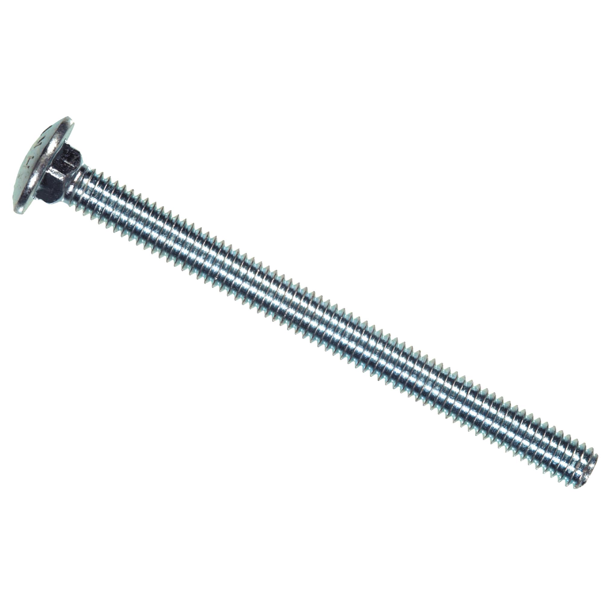 3/8" x 2" Zinc Plated Carriage Bolt