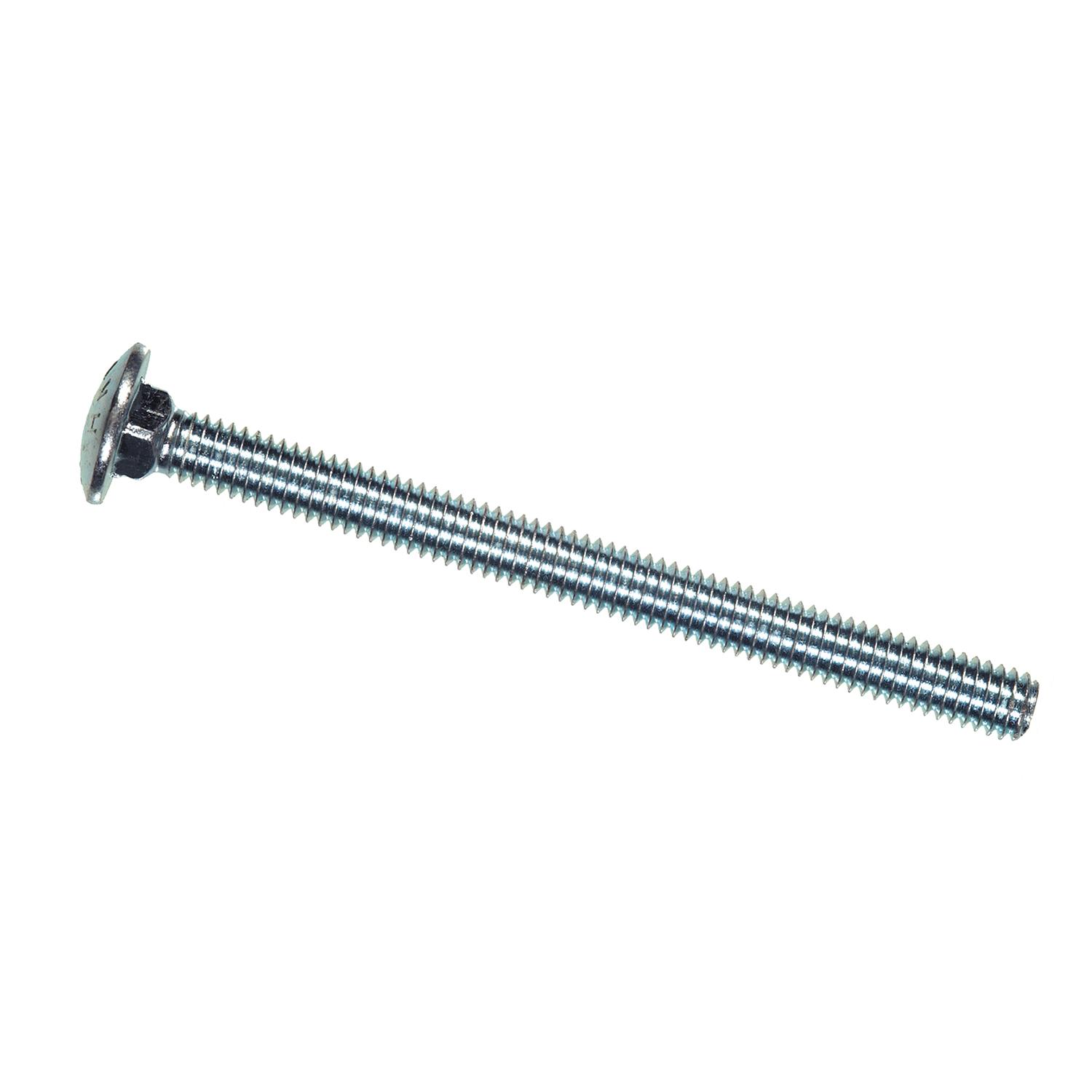 1/2" x 2-1/2" Zinc Plated Carriage Bolt