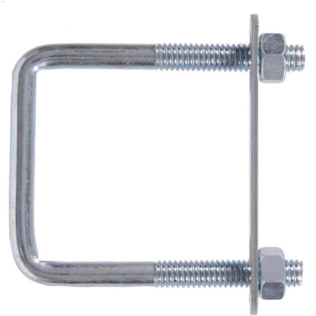 5/16-18 x 3" Zinc Plated Square U-Bolt