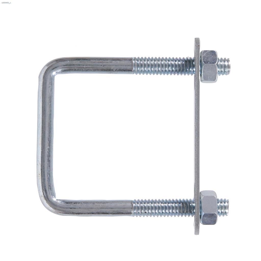 3/8" x 7" Zinc Plated Square U-Bolt