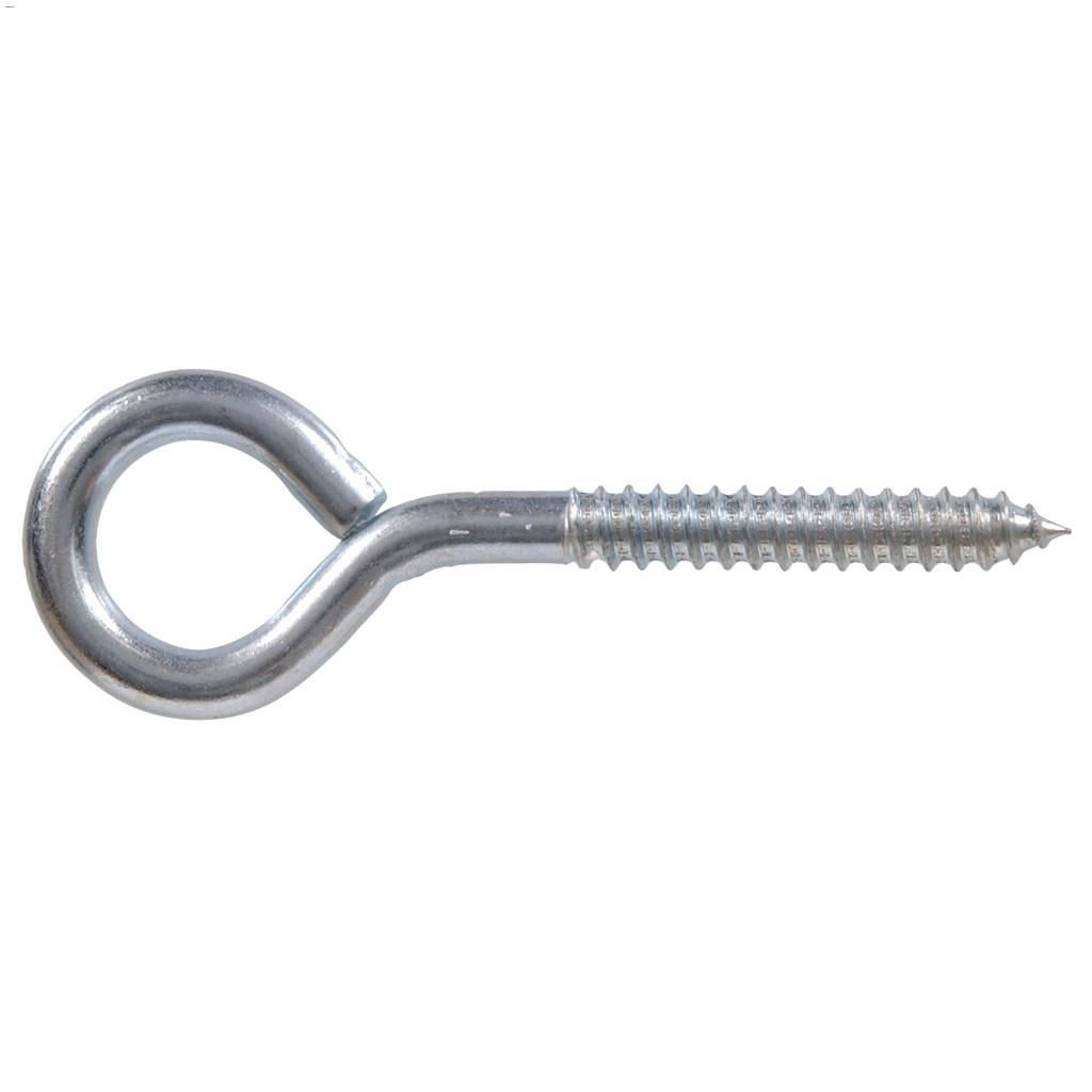 1/2" x 5-1/2" Zinc Plated Lag Thread Eye Screw-1/Pack
