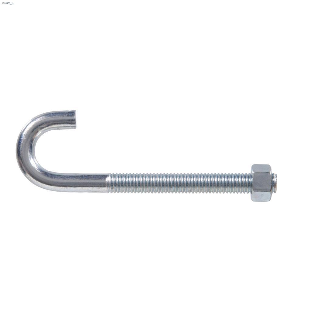 #10-24 x 1-7/8" Zinc Plated J-Bolt