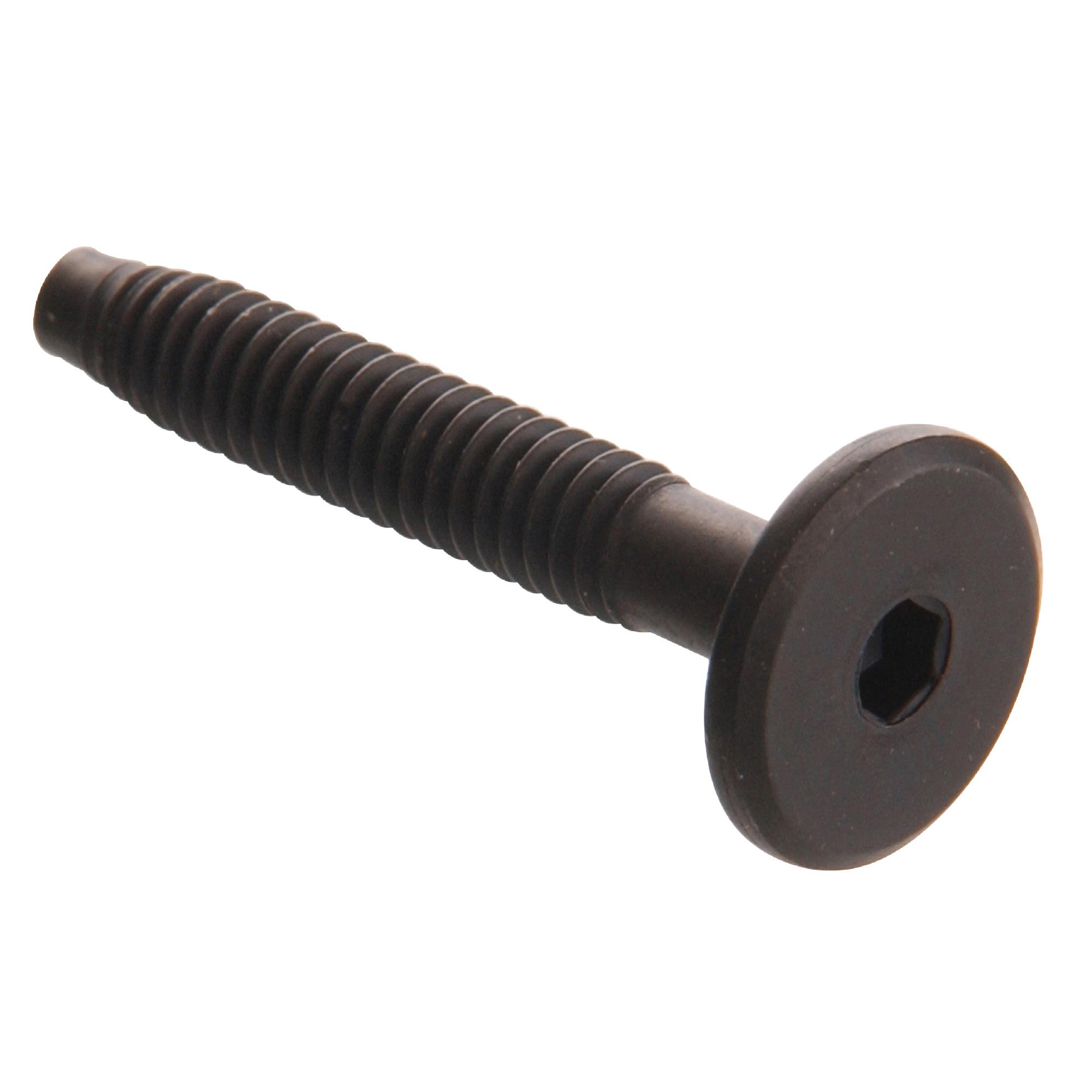 1/4-20 x 1-1/4" Black Oxide Hex Drive Connector Bolt