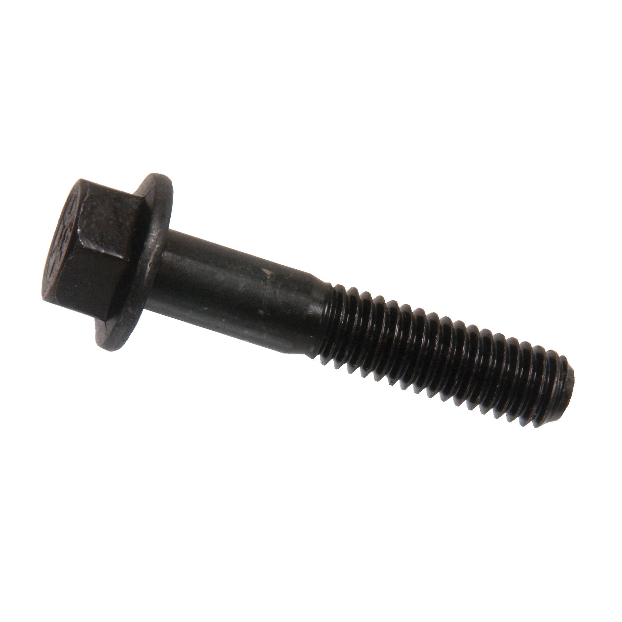 M8 x 1.25 x 40 mm Zinc Plated Hex Flange Bolt-2/Pack