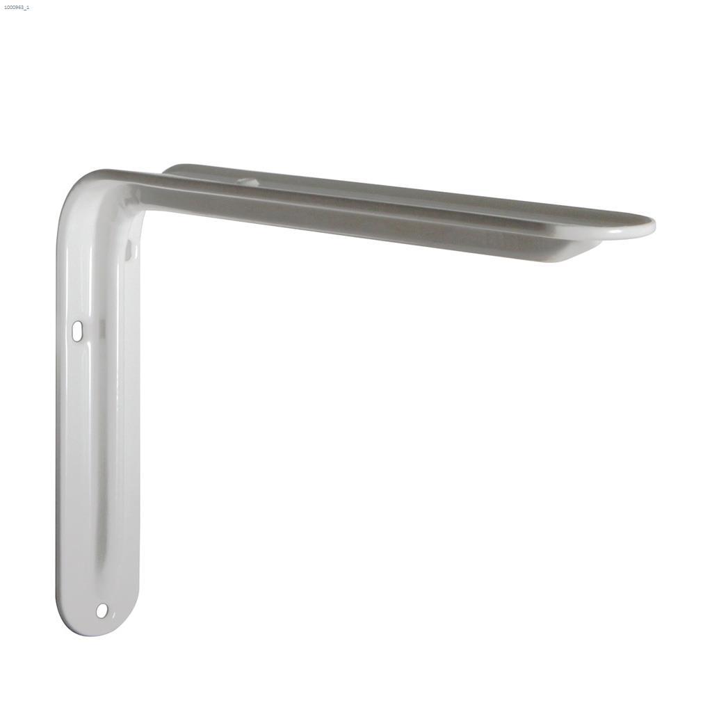 Silhouette™ 5,5"x1,5"x7.87" Support d'étagère en acier blanc