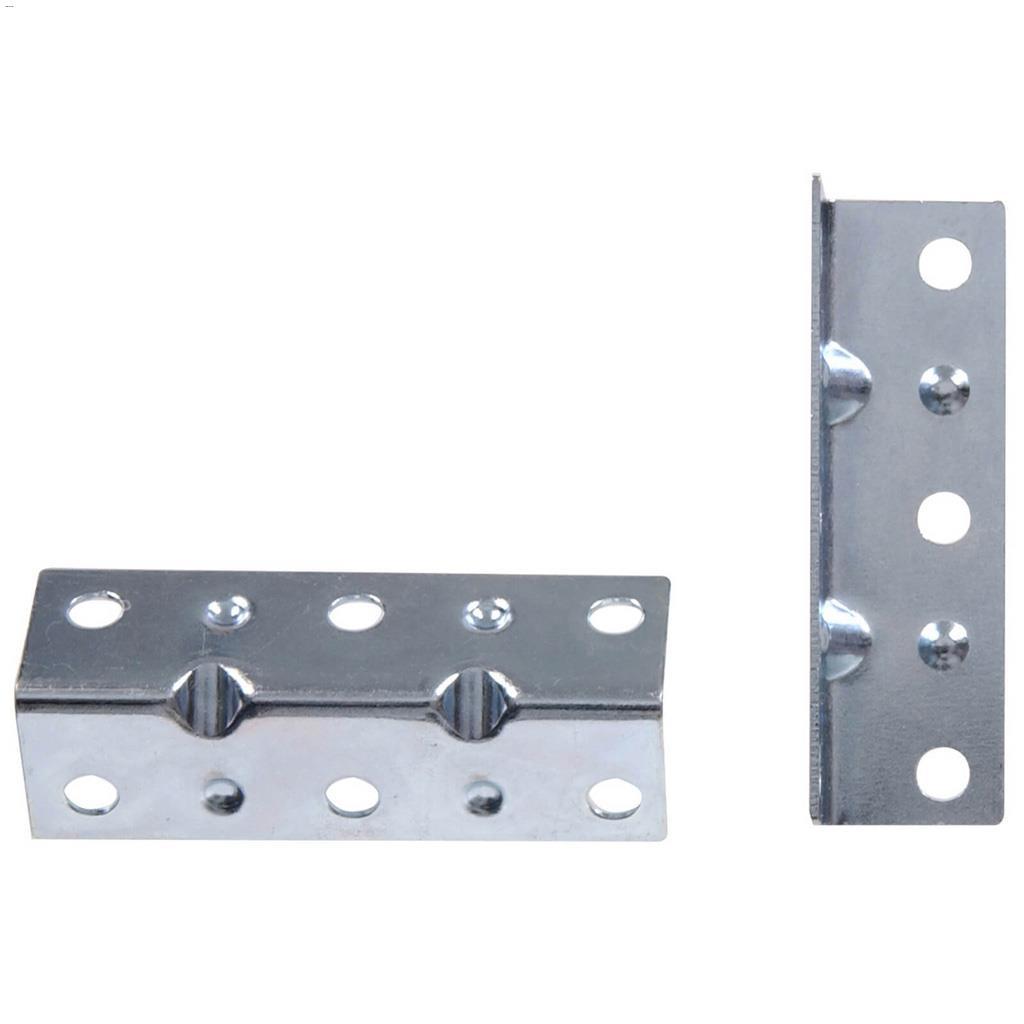 1-1/2" x 3/4" Zinc Plated Inside Corner Brace-4/Pack