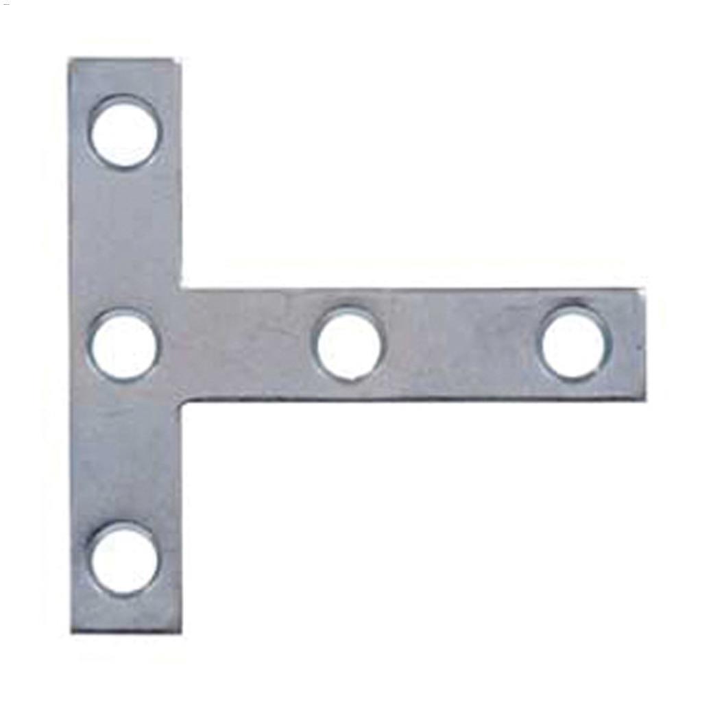 3" x 3" Zinc Plated Steel T-Plate