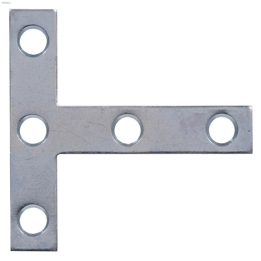 4" x 4" Zinc Plated Steel T-Plate