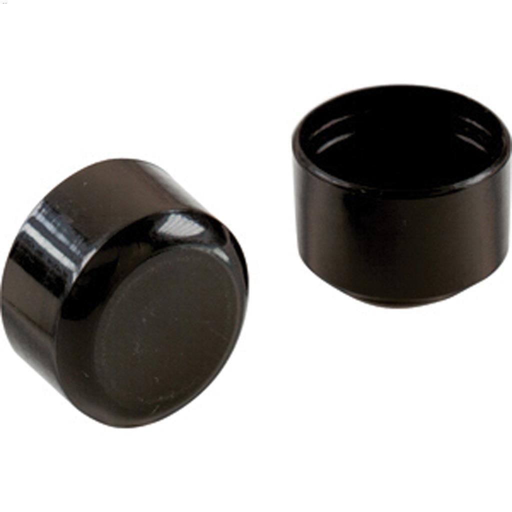Sous-pattes Rondes Noires de 7/8" en Vinyle