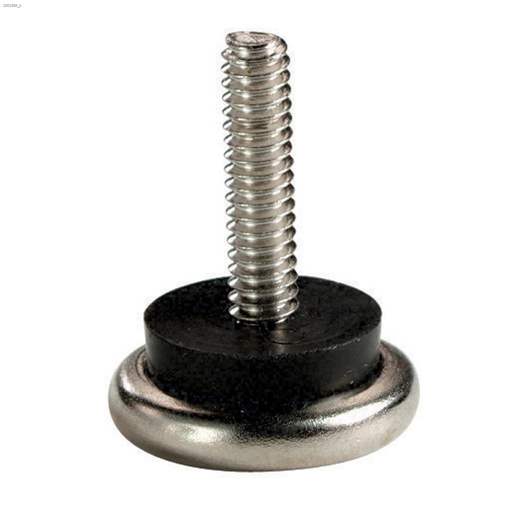 Glissière Ronde Réglable Rembourrée à Base d'Acier de 7/8''
