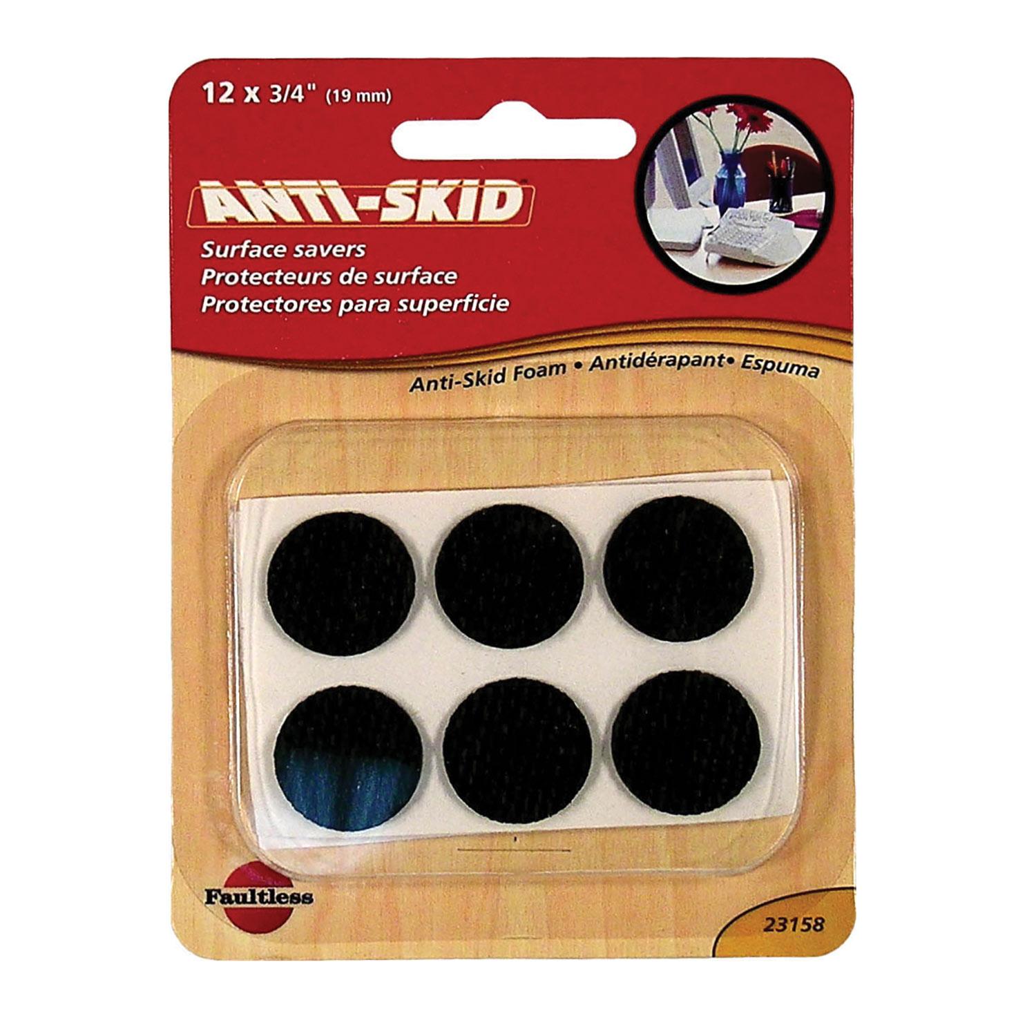 Coussinets Ronds en Mousse Pro-tec-tors de 3/4"