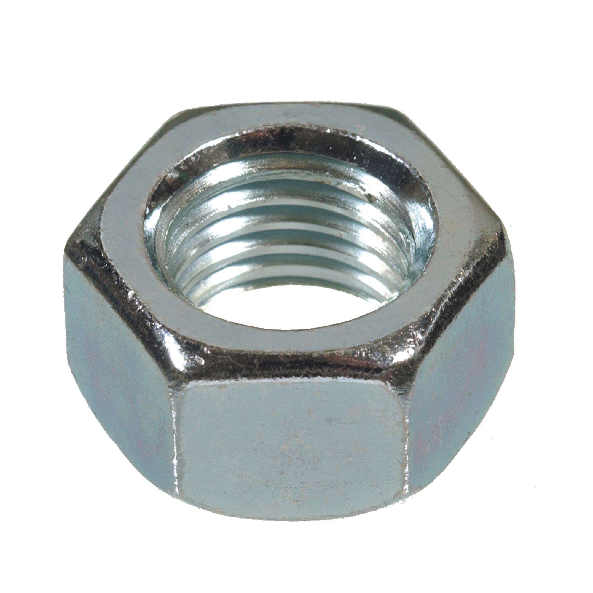 #10-32 Zinc Plated Standard (SAE) Hex Nut 18/Pack
