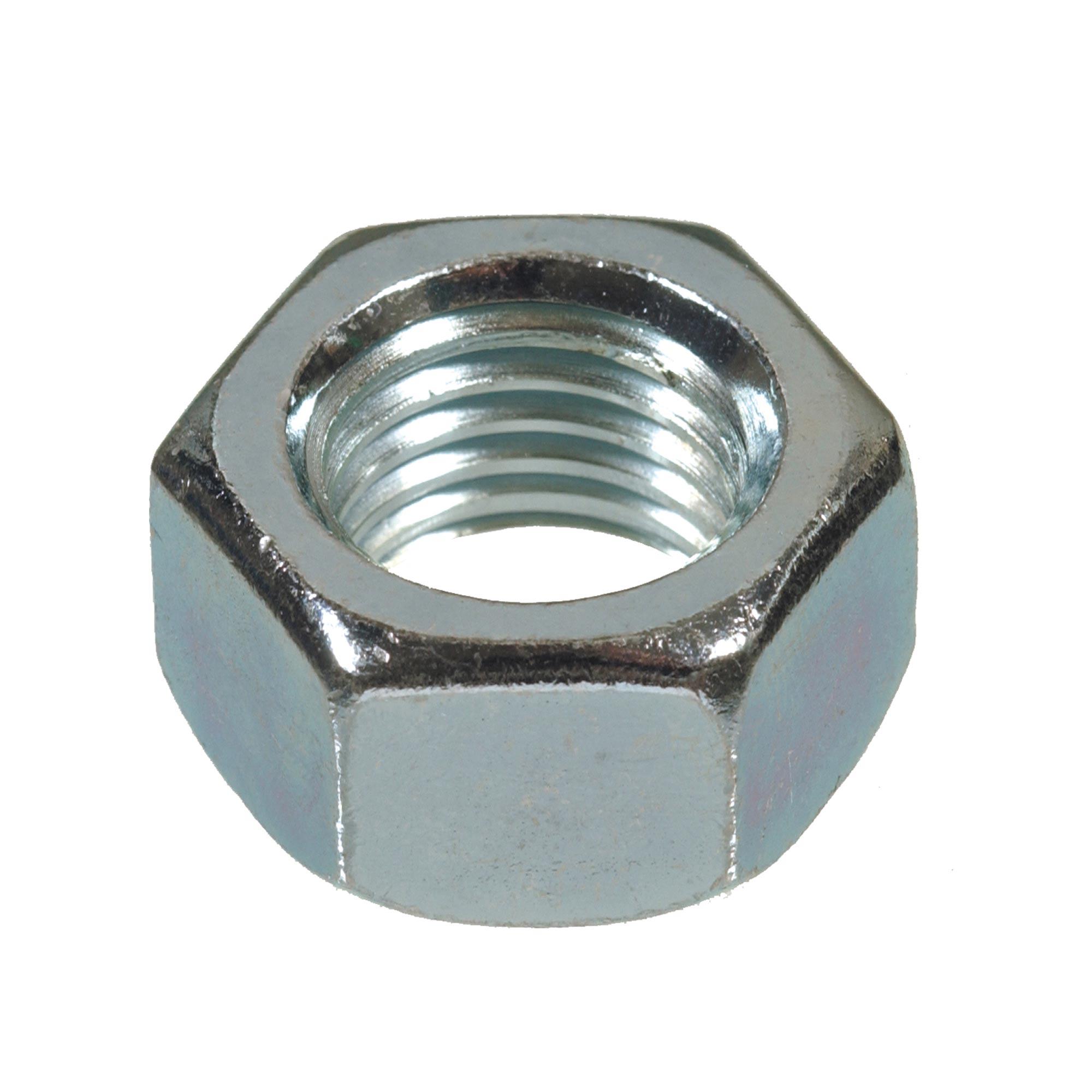 #10-24 Zinc Plated Standard (SAE) Hex Nut 18/Pack