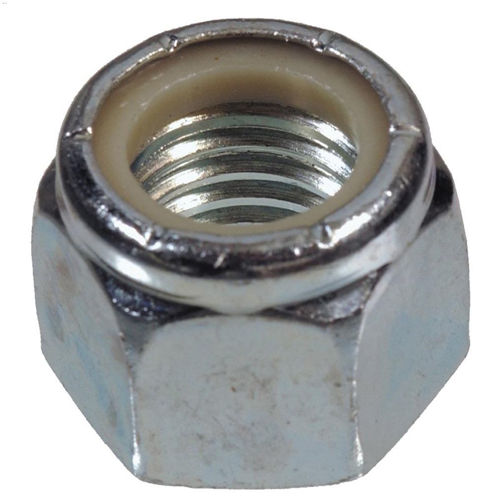 #10-24 Zinc Plated Steel Stop Lock Nut-10/Pack