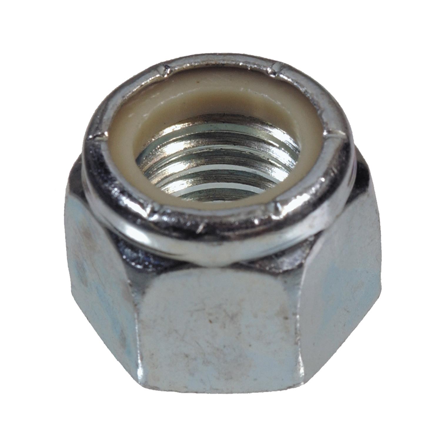 M8 x 1.25 Zinc Plated Stop Lock Nut