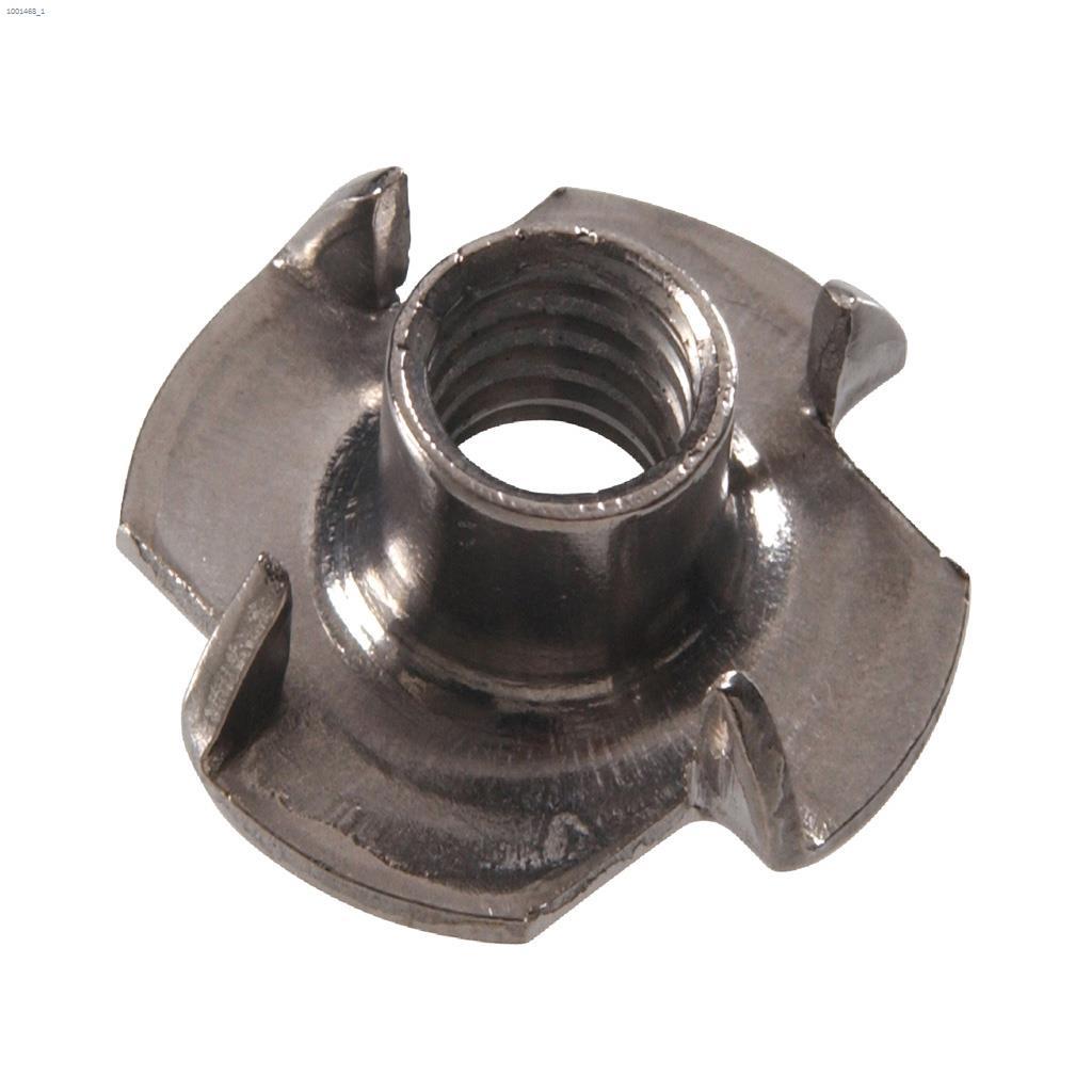 5/16-18 x 3/8" x 7/8" Stainless Steel Prong Tee Nut