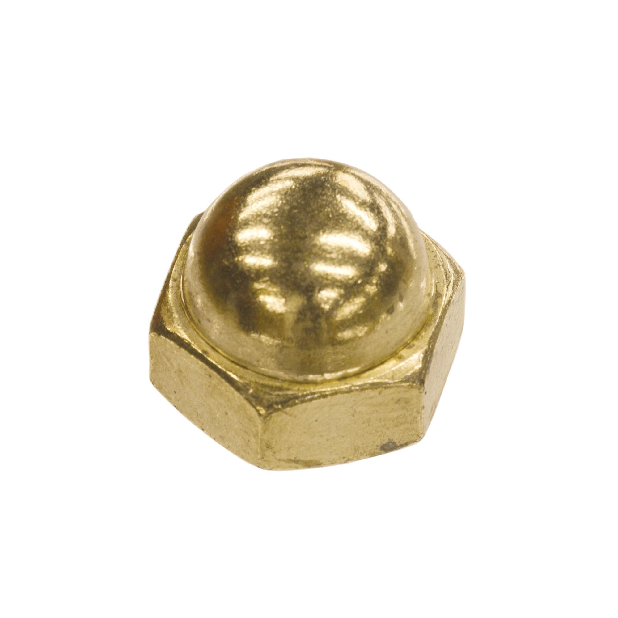 3/8-16 Brass Acorn Cap Nut