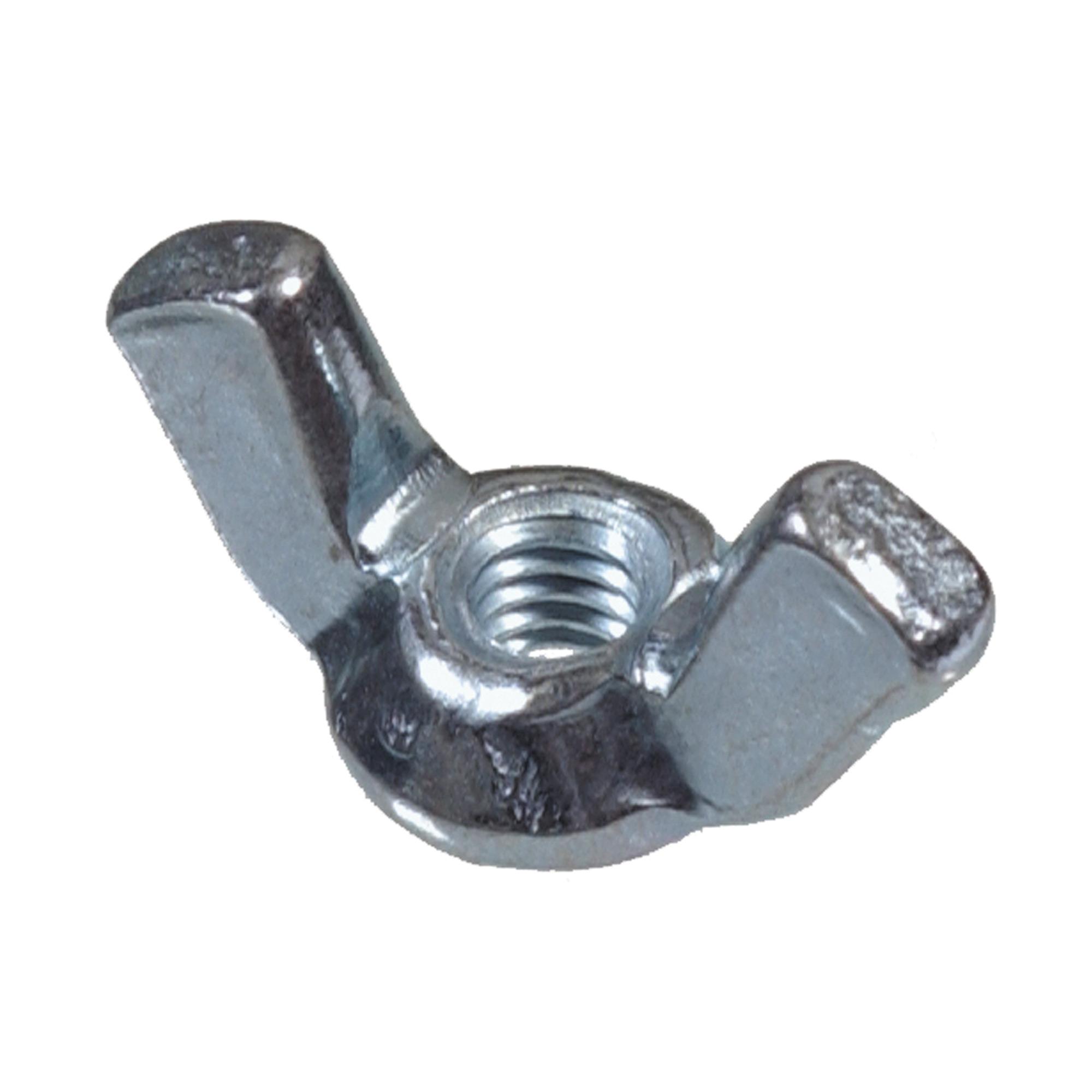 1/2-13 Zinc Plated Standard (SAE) Regular Wing Nut-1/Pack