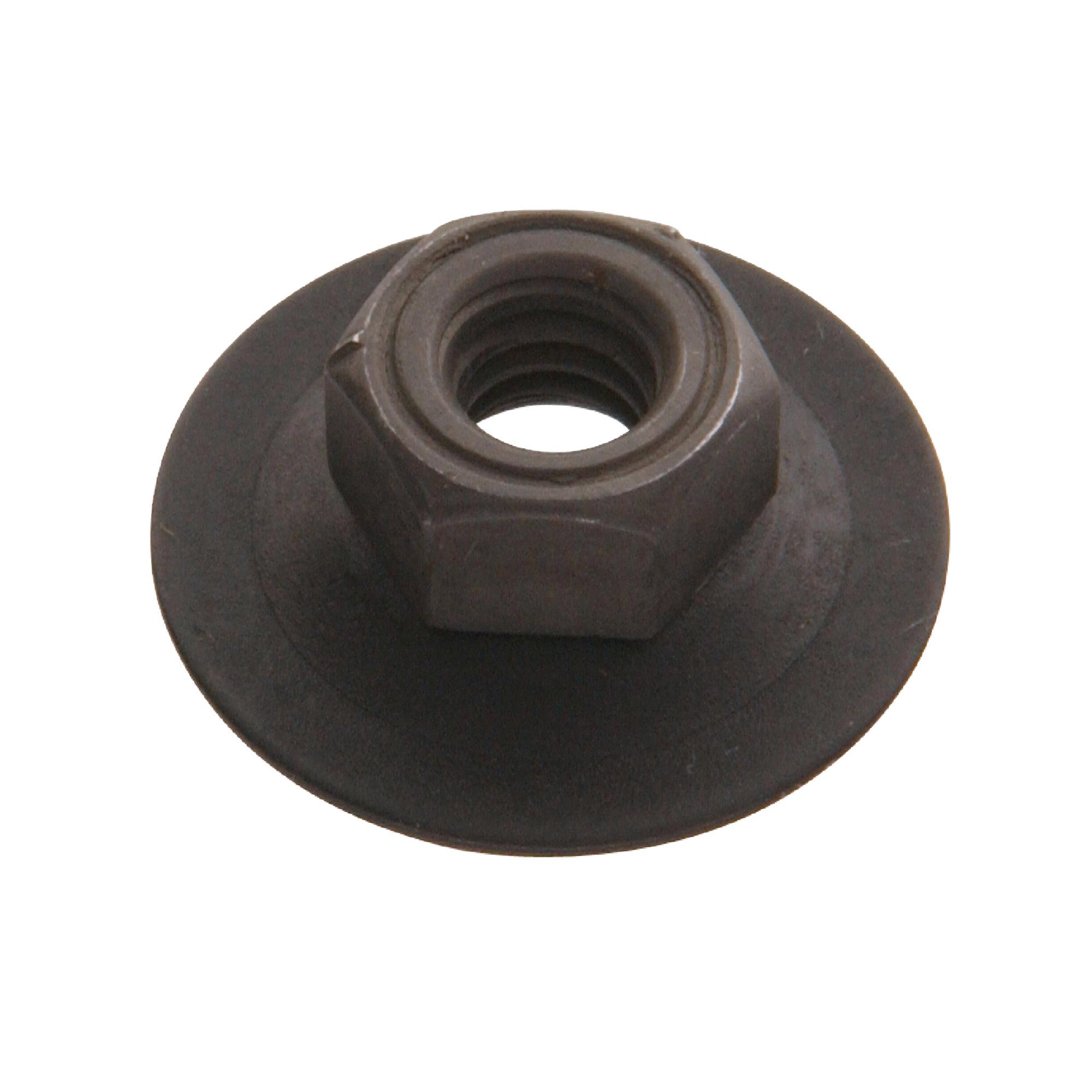 5/16-18 Black Phosphate Hex Nut With Washer-2/Pack