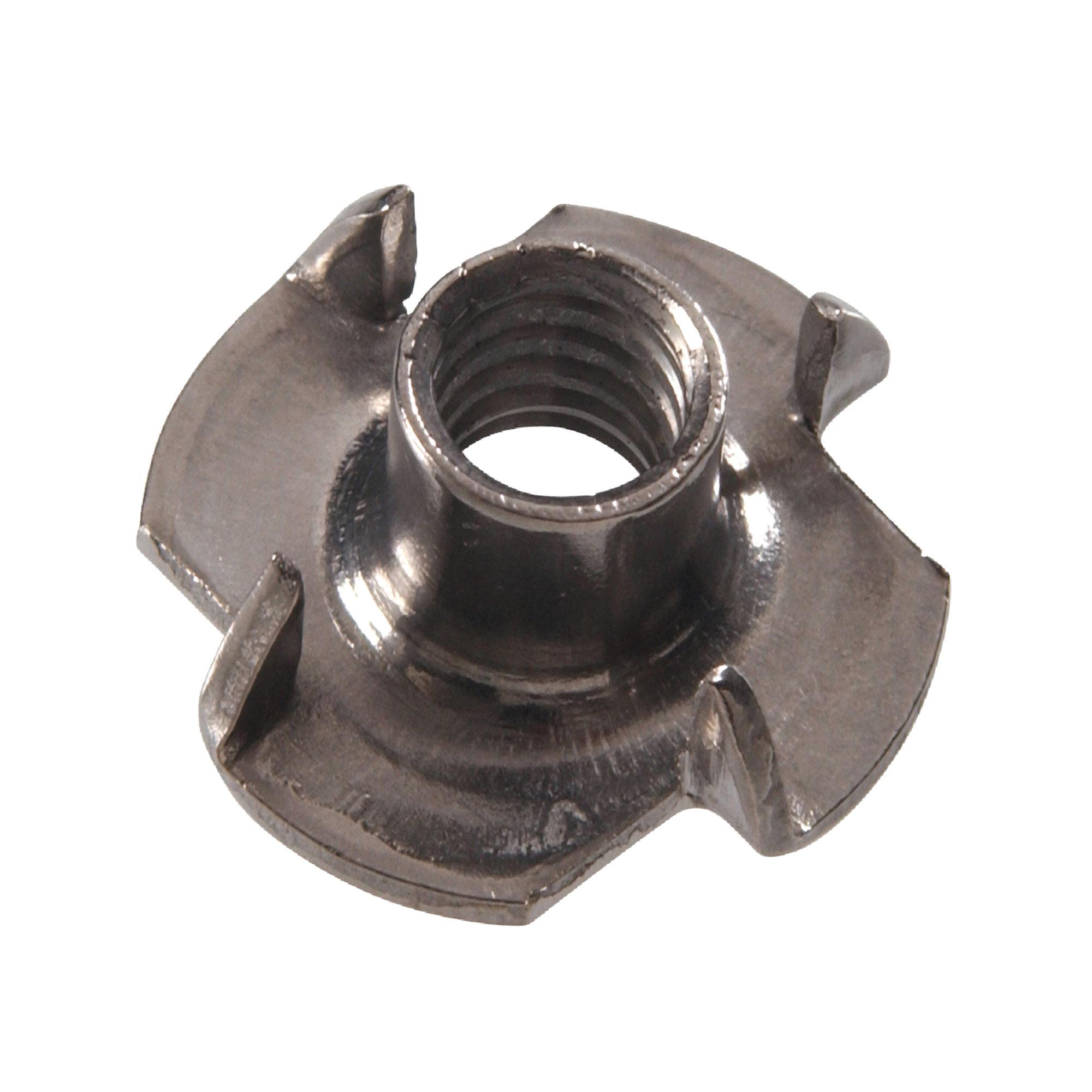 3/8-16 x 1" x 7/16" Zinc Plated 3-Prong Tee Nut-1/Pack