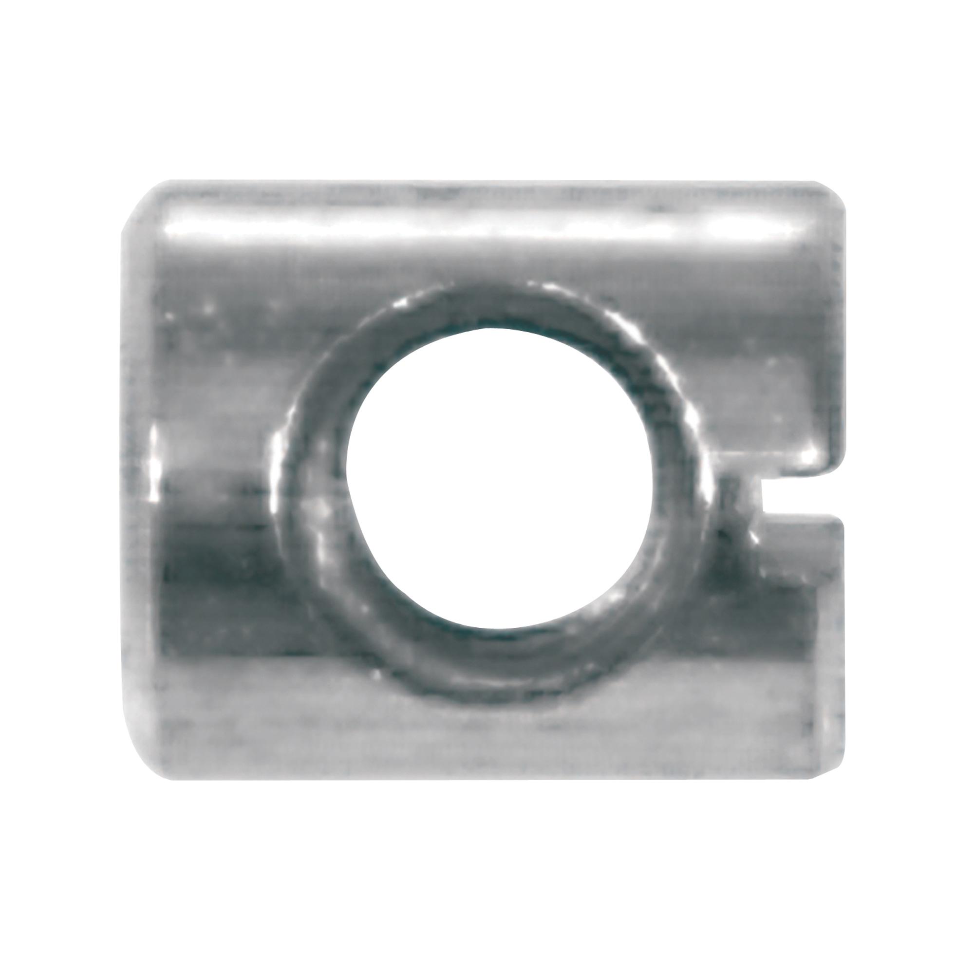 1/4-20 x 3/8" x 3/4" Plain Steel Dowel/Barrel Nut-1/Pack