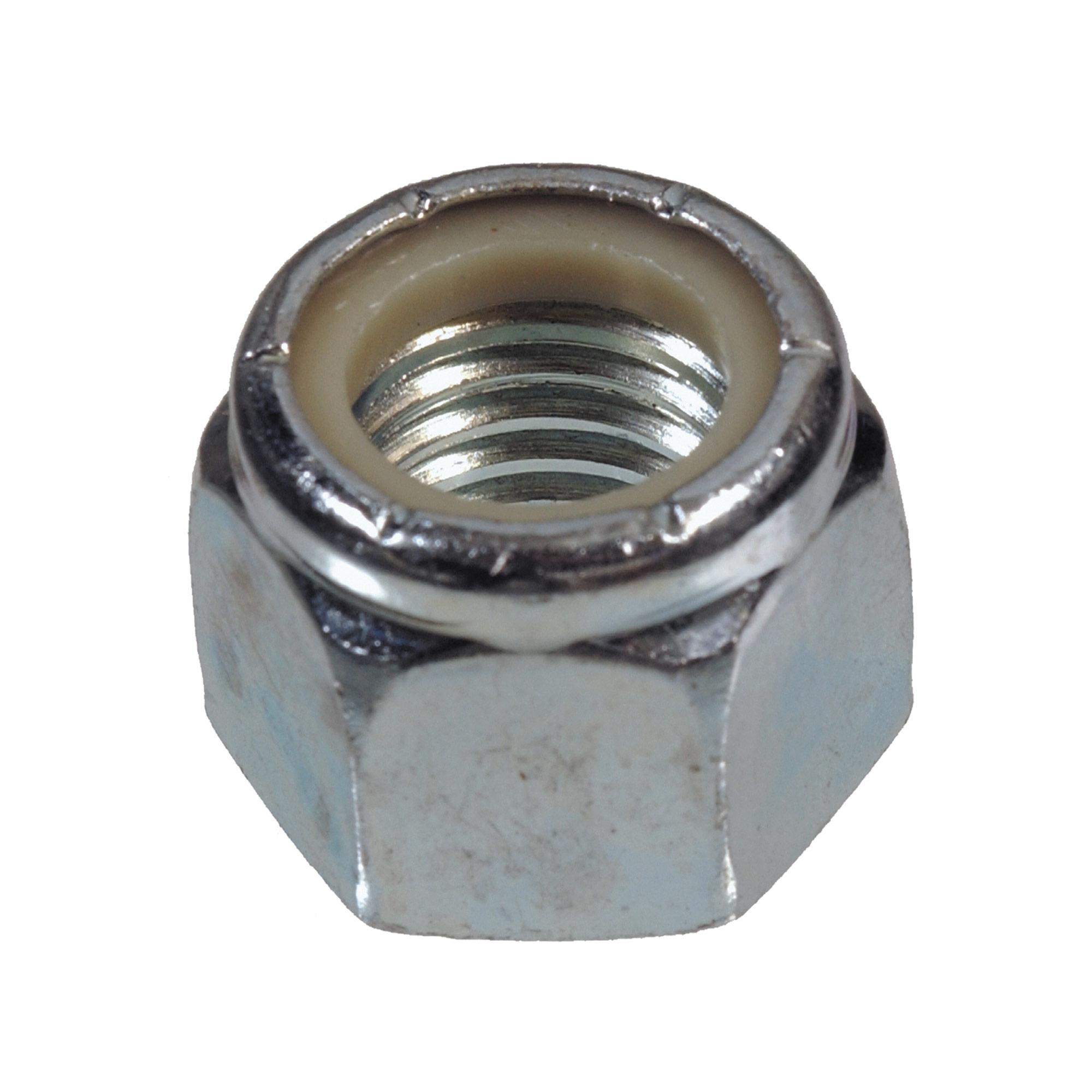 M10 x 1.5 Class 8 Zinc Plated Stop Lock Nut-2/Pack