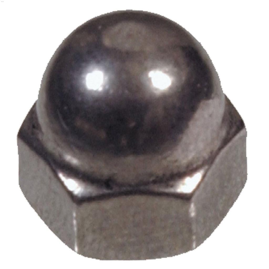 5/16-18 Stainless Steel Standard (SAE) Acorn Cap Nut-5/Pack
