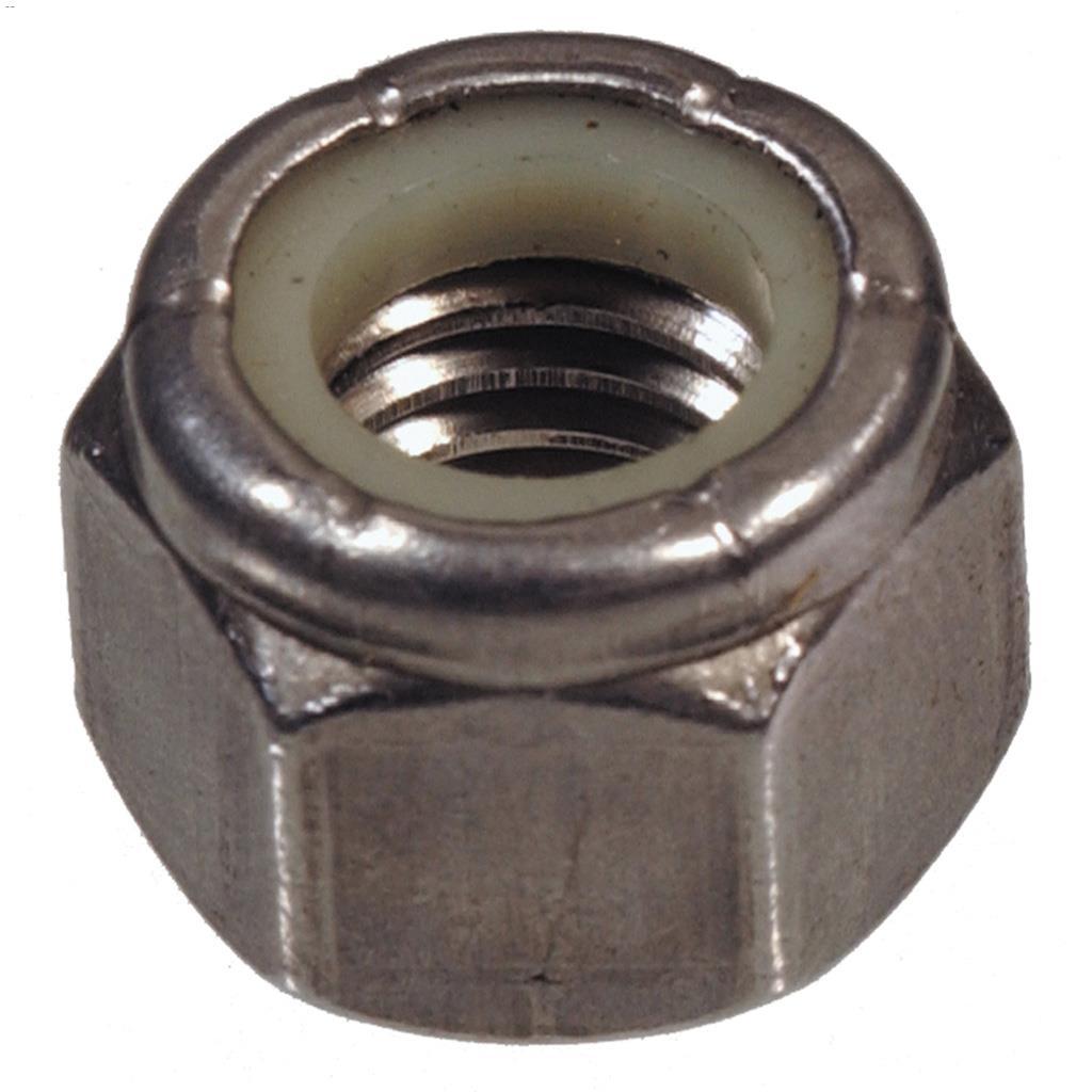 1/4-20 Stainless Steel Stop Lock Nut 20/Pack