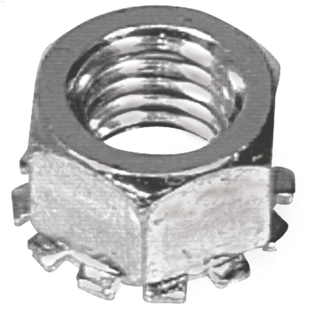 3/8-16 Zinc Plated Coarse Keps Lock Nut-1/Pack