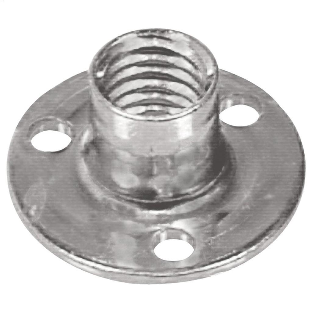 #10-24 x 9/32" Stainless Steel Brad Hole Tee Nut-2/Pack