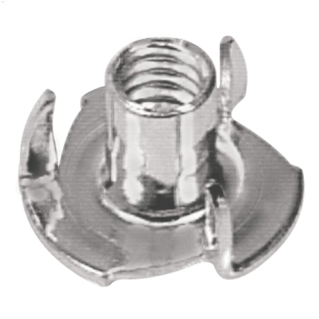#10-24 x 9/32" Stainless Steel 3-Prong Tee Nut-2/Pack