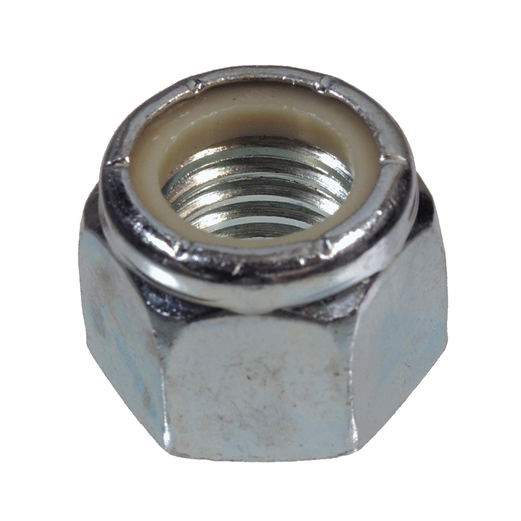 5/16-18 Yellow Zinc Standard (SAE) Lock Nut-2/Pack