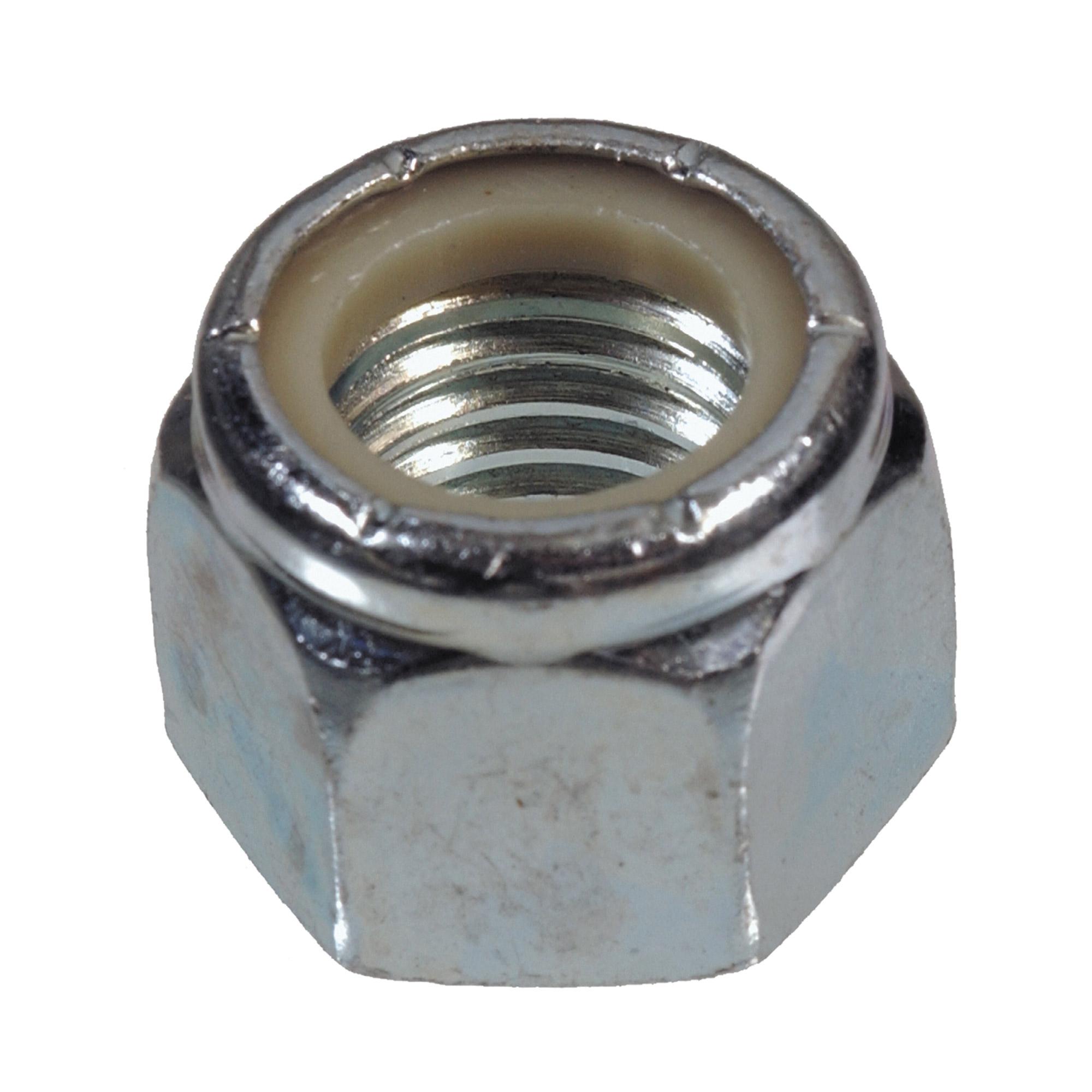 5/16-24 Yellow Zinc Standard (SAE) Lock Nut-2/Pack
