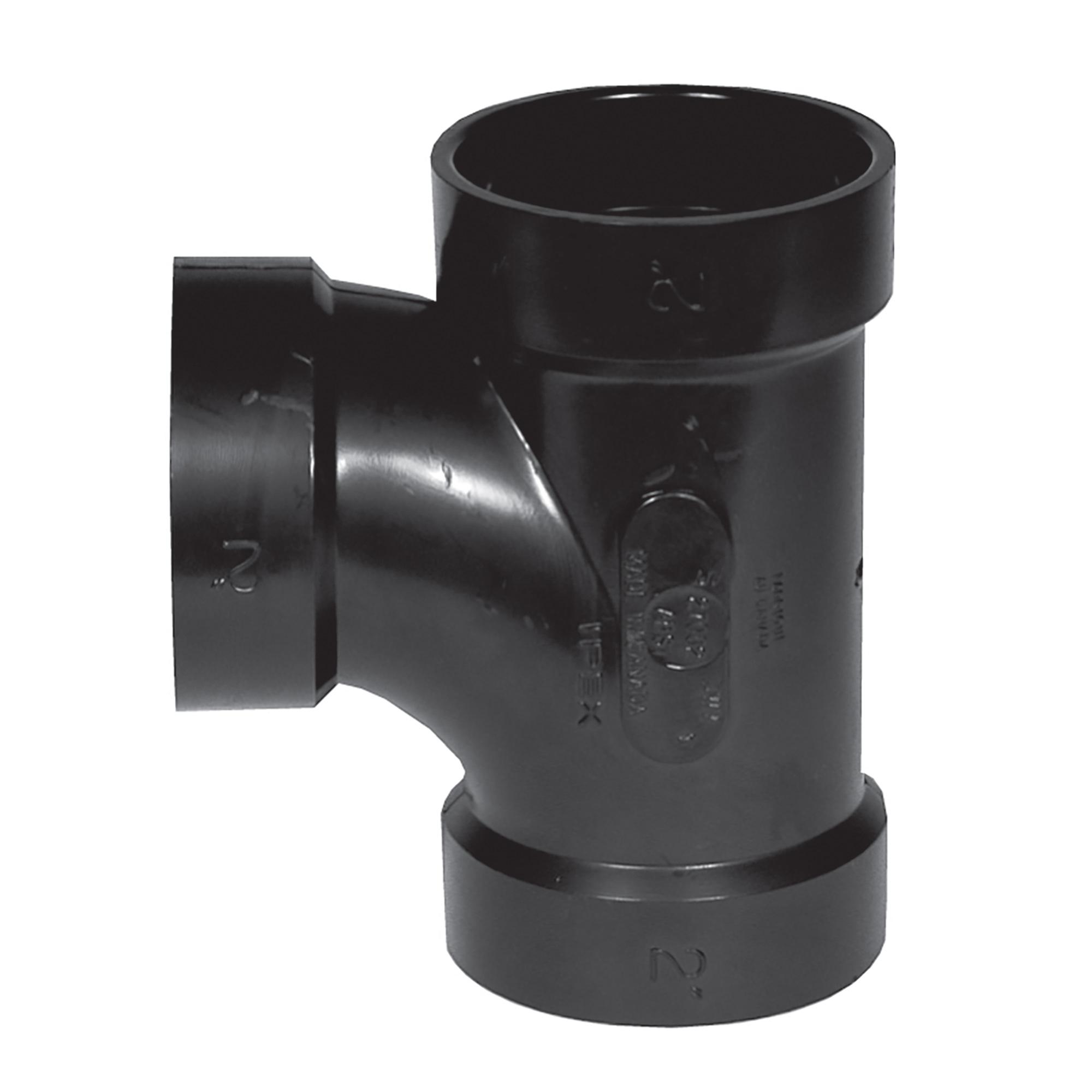 2" x 2" x 1-1/2" ABS Reducing Pipe Tee