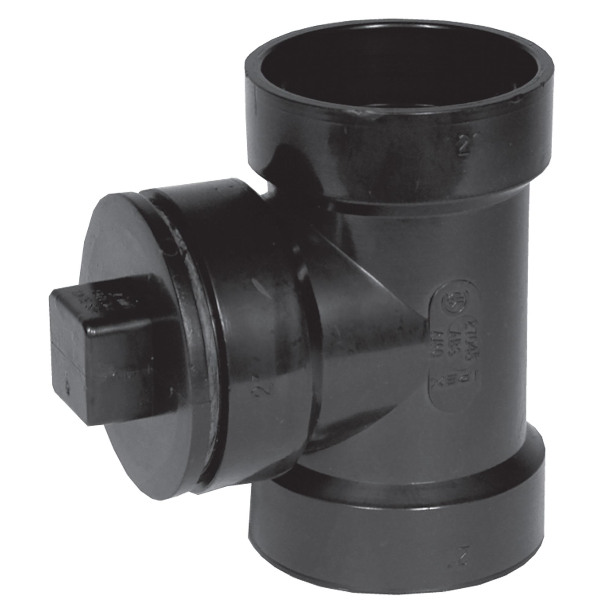 Té et Bouchon de Regard de Nettoyage de 2" en ABS