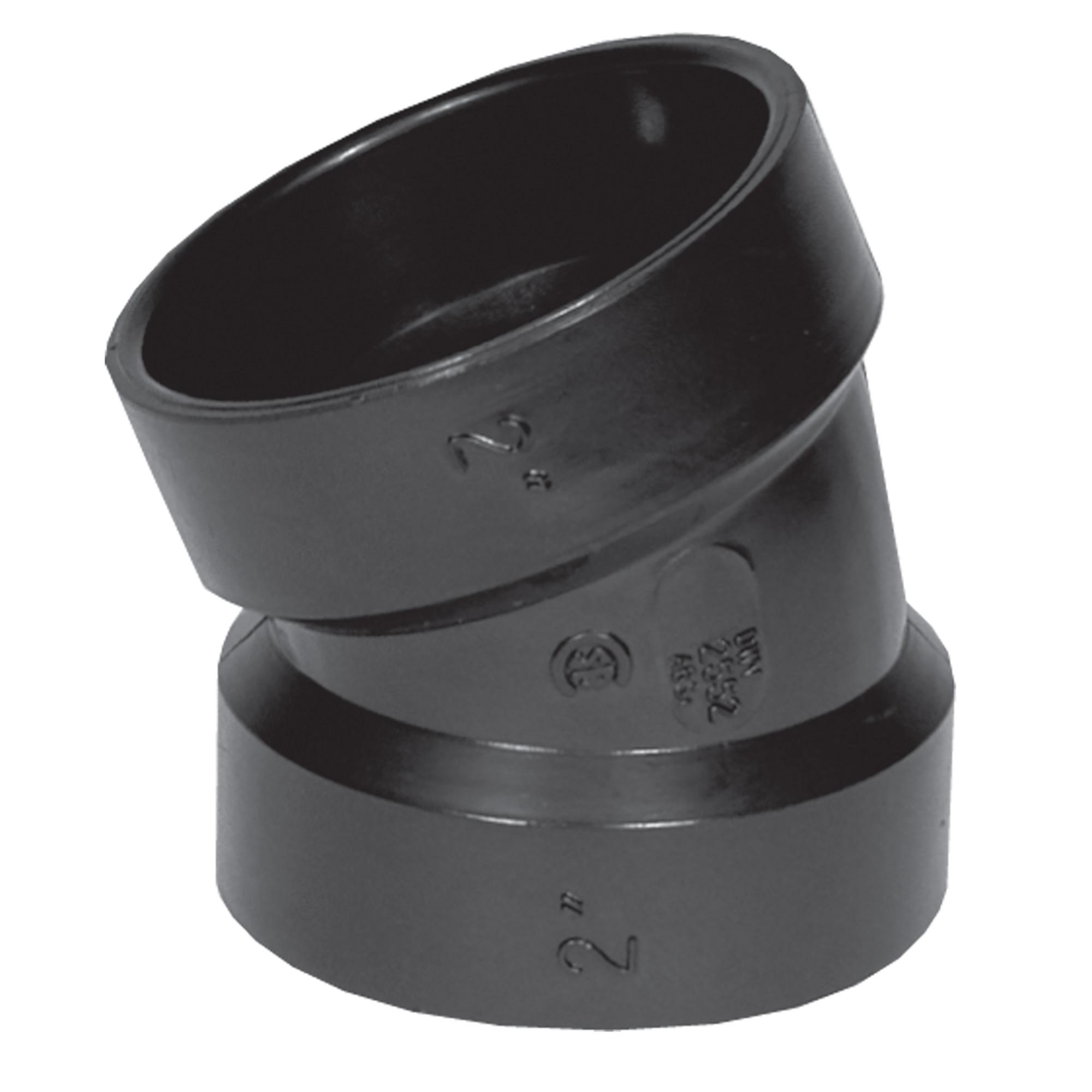 1-1/2" ABS 22.5 deg Pipe Elbow