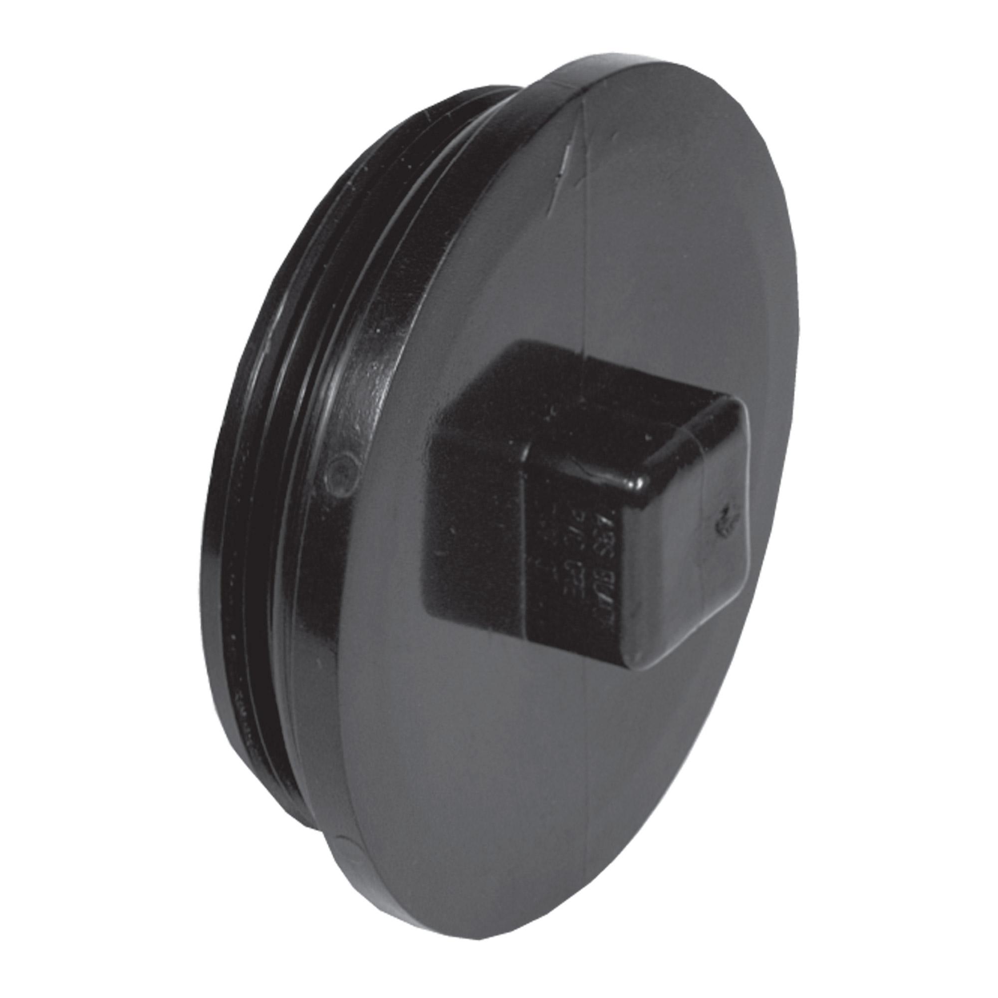 Bouchon Mâle de Regard de nettoyage de 4" en ABS