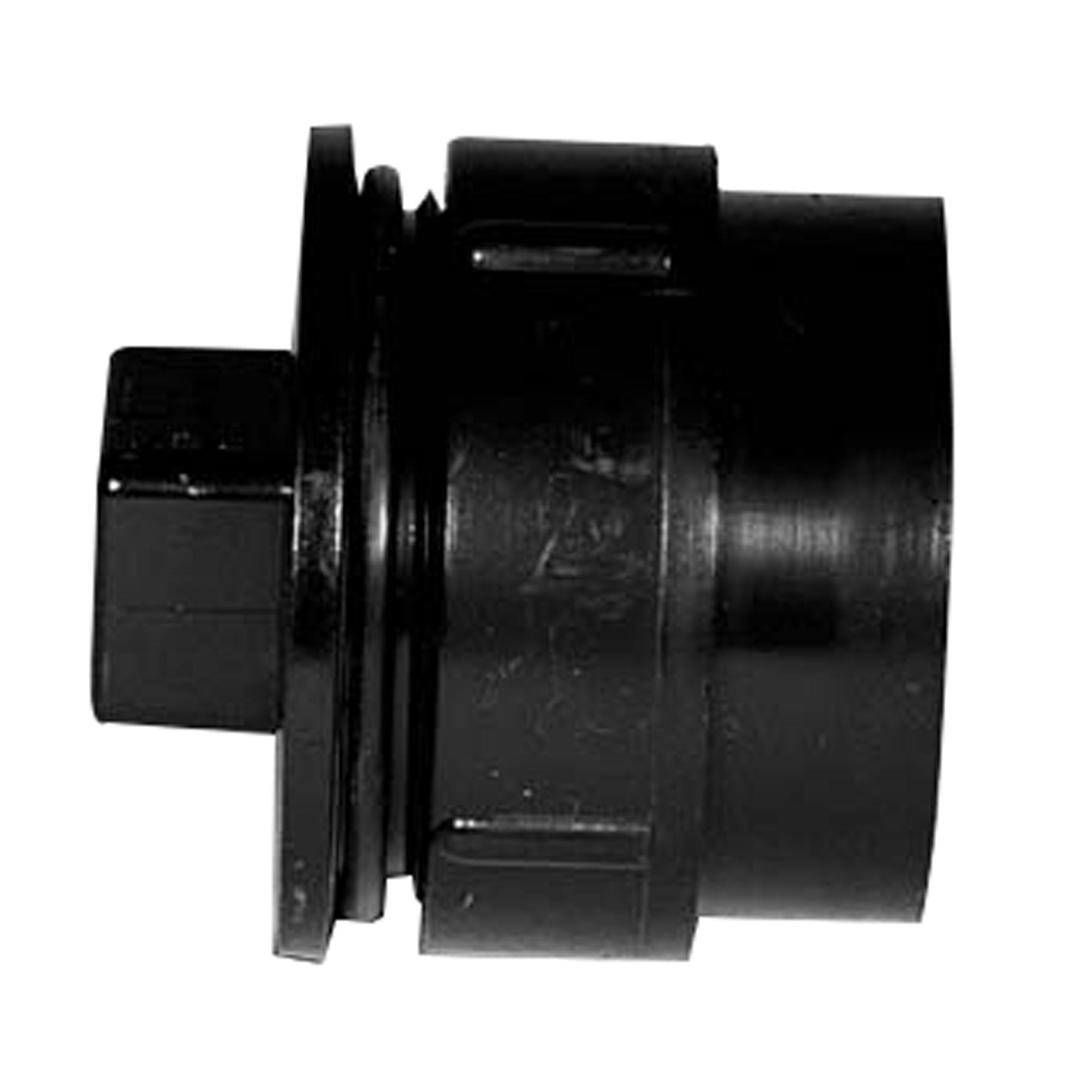 1-1/4" ABS Cleanout Adapter With Gasket Plug