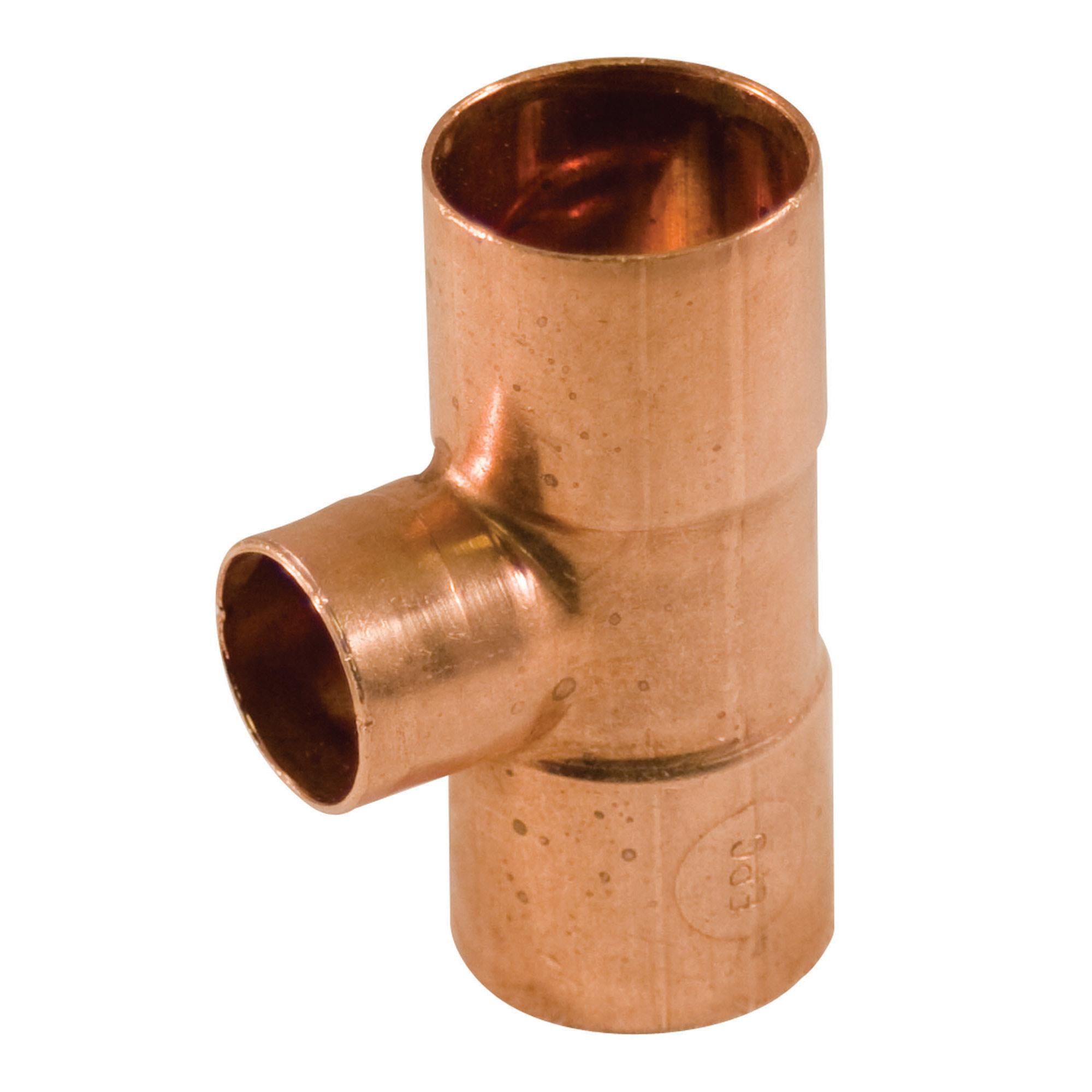 3/4" x 1/2" x 1/2" Copper Tee