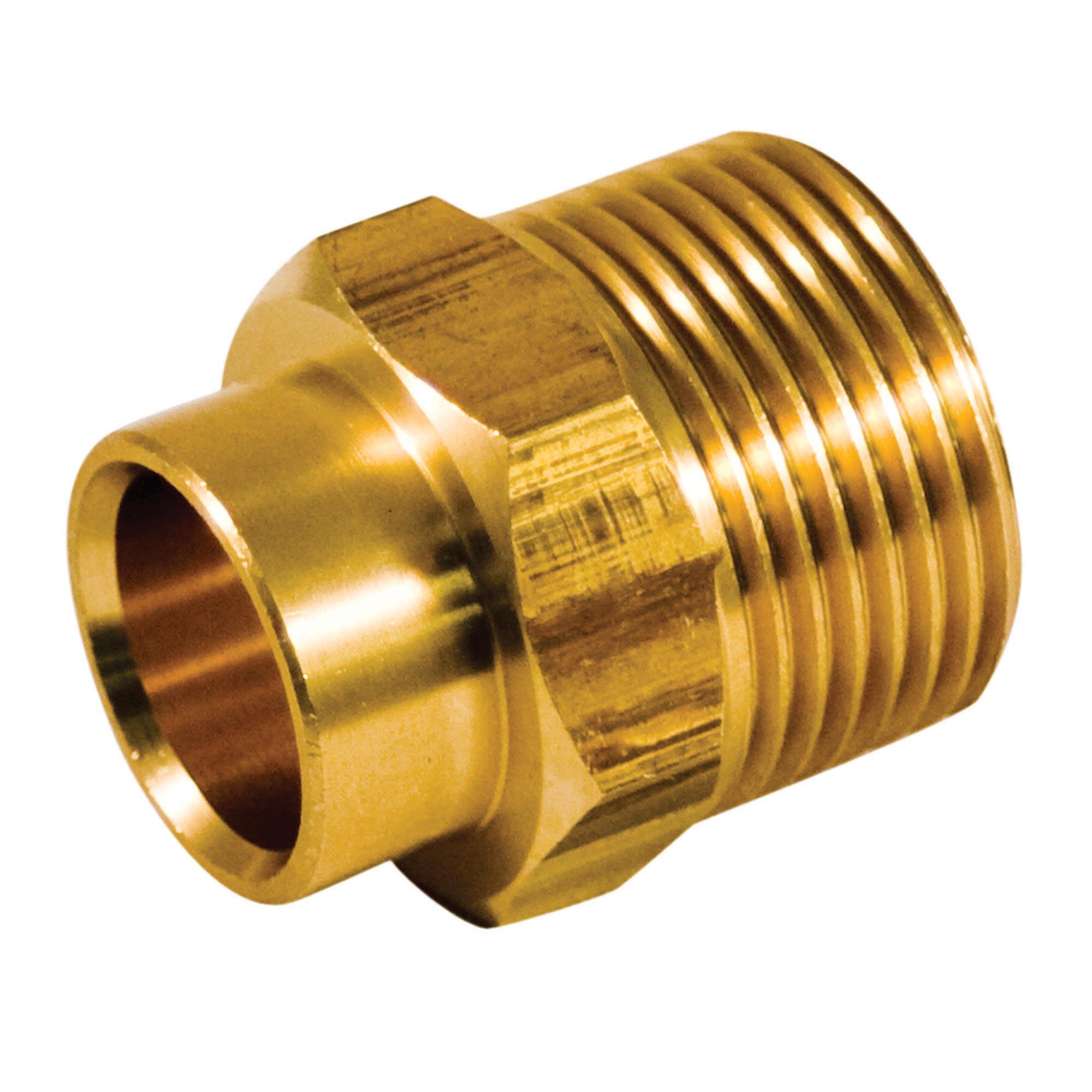 1/2" x 3/4" compression x male en laiton alliage Bar Stock