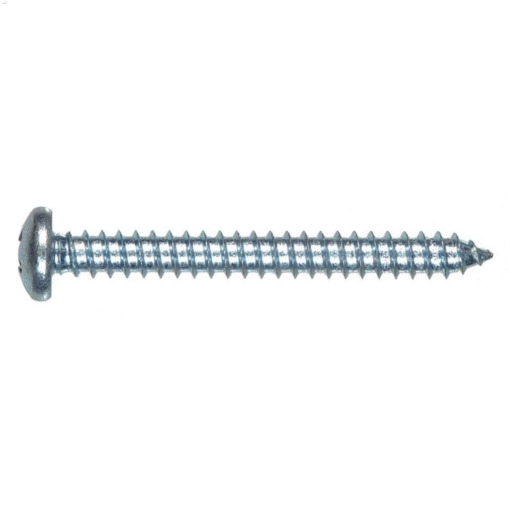 #6 x 1/2" Zinc Pan Head Sheet Metal Screw-100/Pack