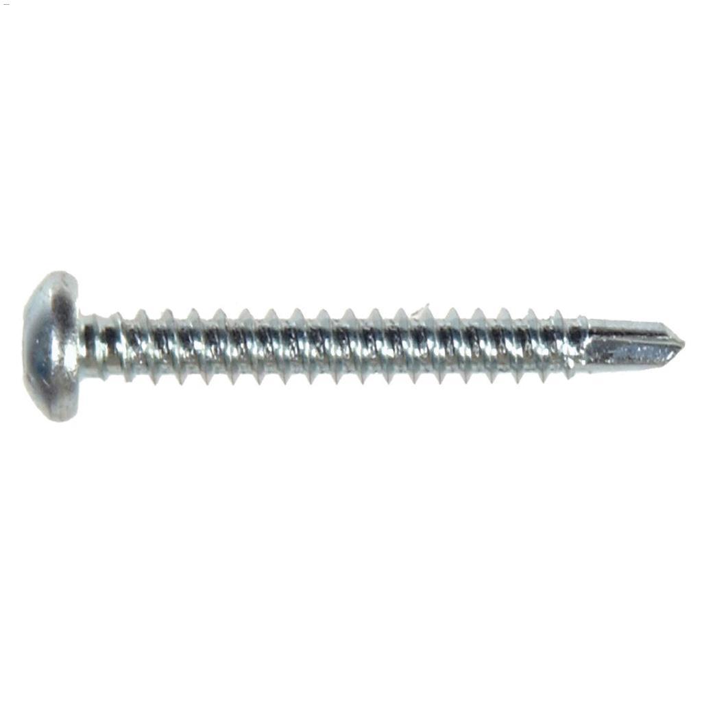 #8 x 1/2" Zinc Pan Head Sheet Metal Screw-100/Pack