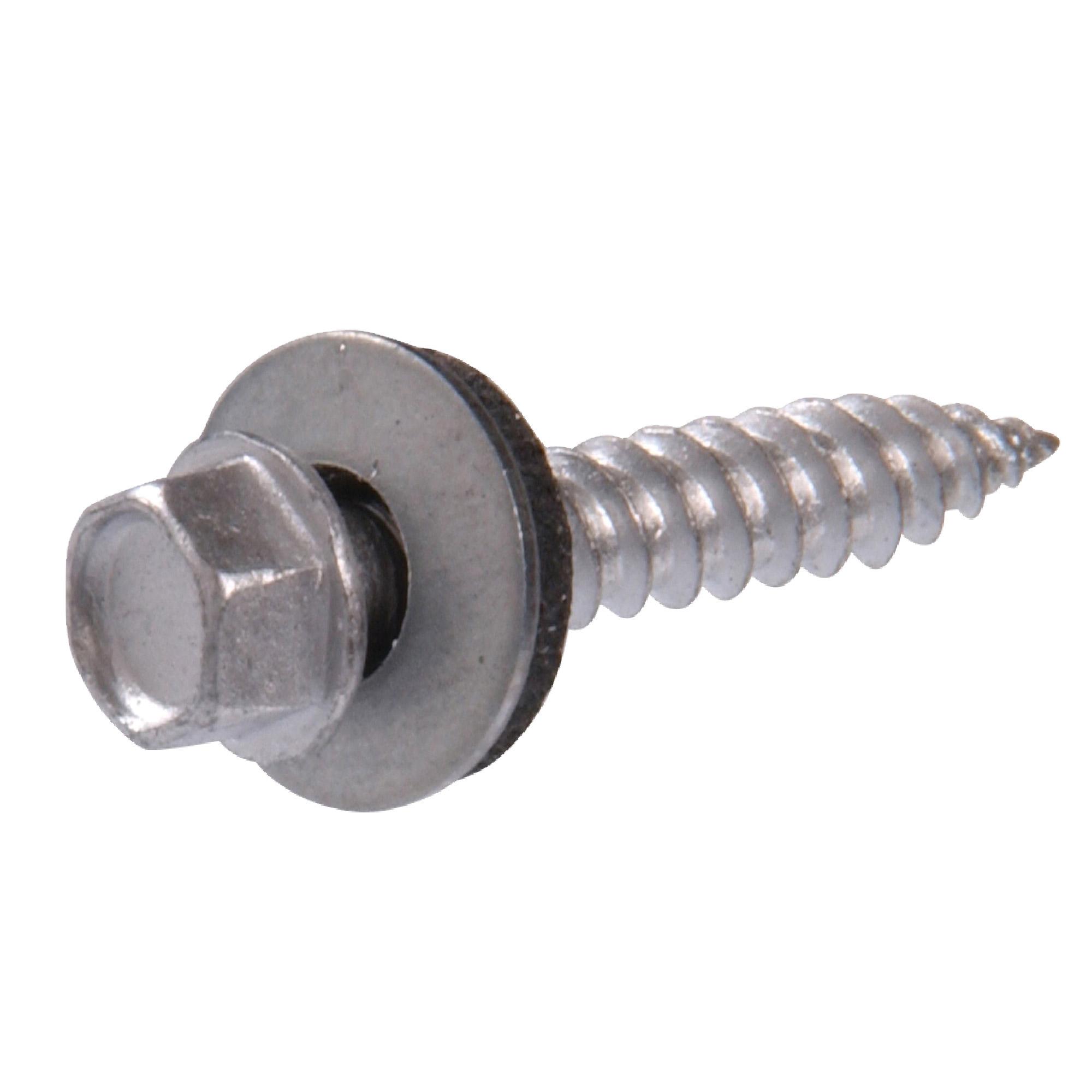 #12 x 2" Grey Ceramic HWH Sheet Metal Screw-20/Pack