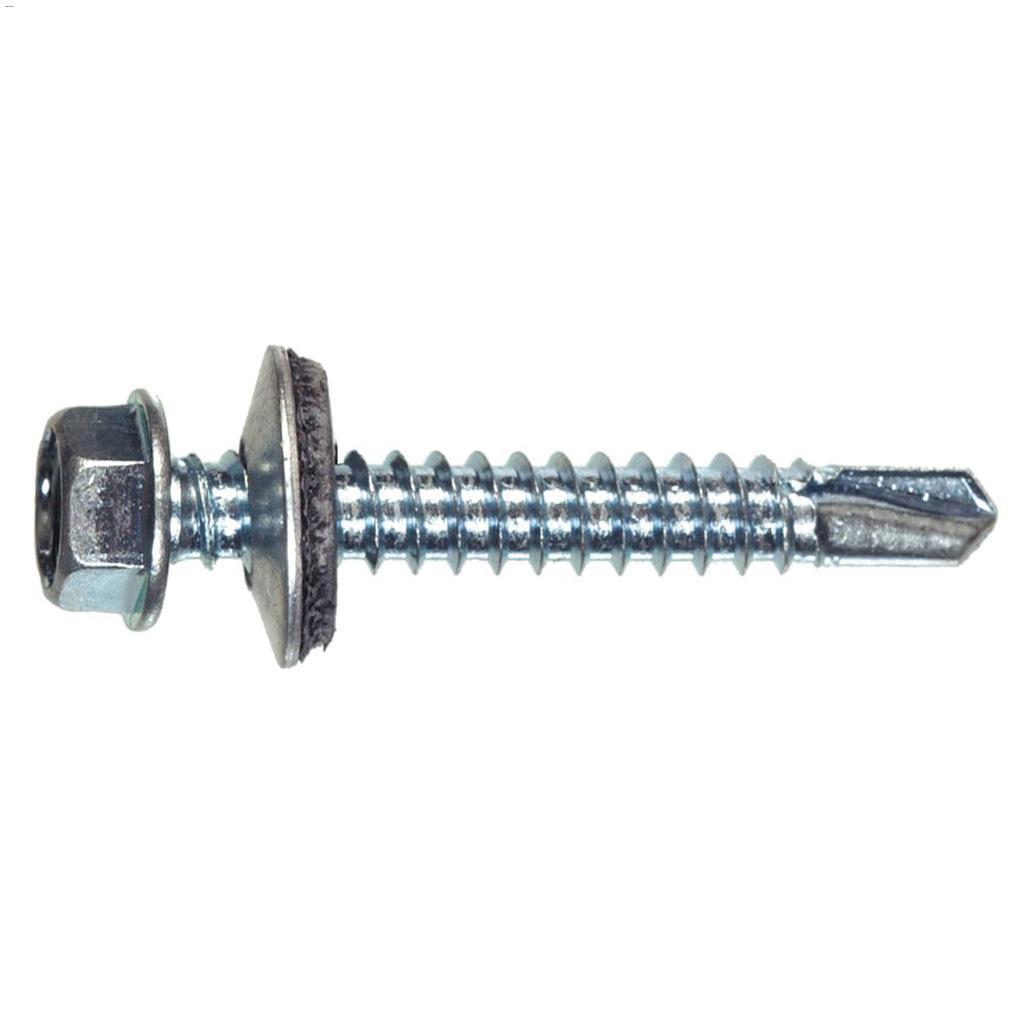 #14 x 3/4" Zinc HWH Sheet Metal Screw-25/Pack