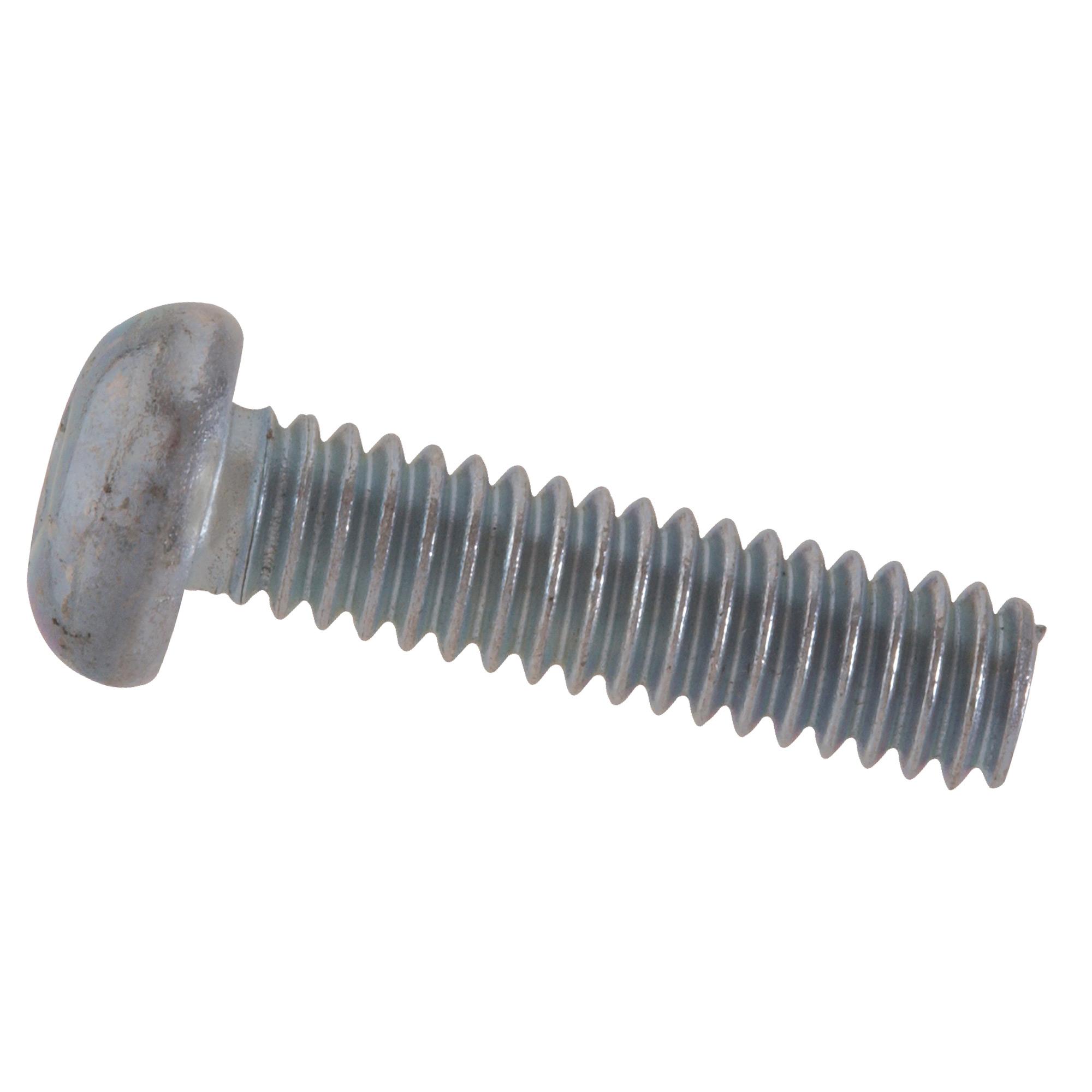 1/4-20 x 2-1/2" Zinc Round Head Machine Screw-2/Pack