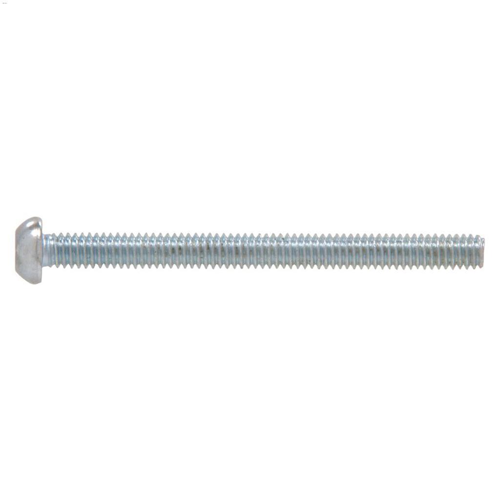 #6-32 x 1/2" Zinc Round Head Machine Screw-75/Pack