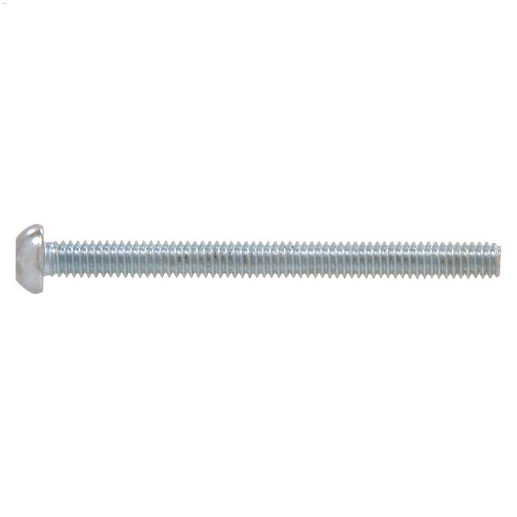 #10-24 x 1/2" Zinc Round Head Machine Screw-60/Pack