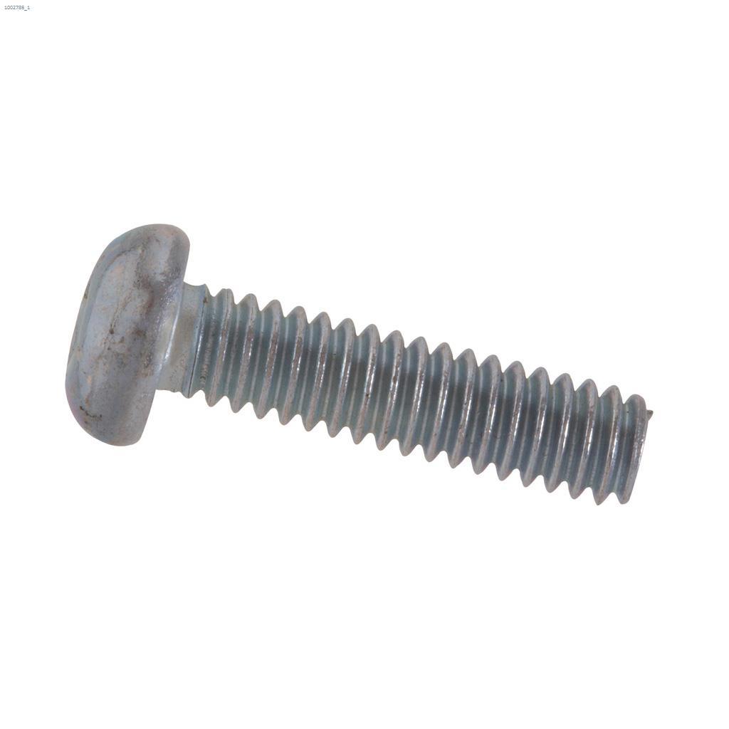 #10-24 x 2" Zinc Round Head Machine Screw-30/Pack