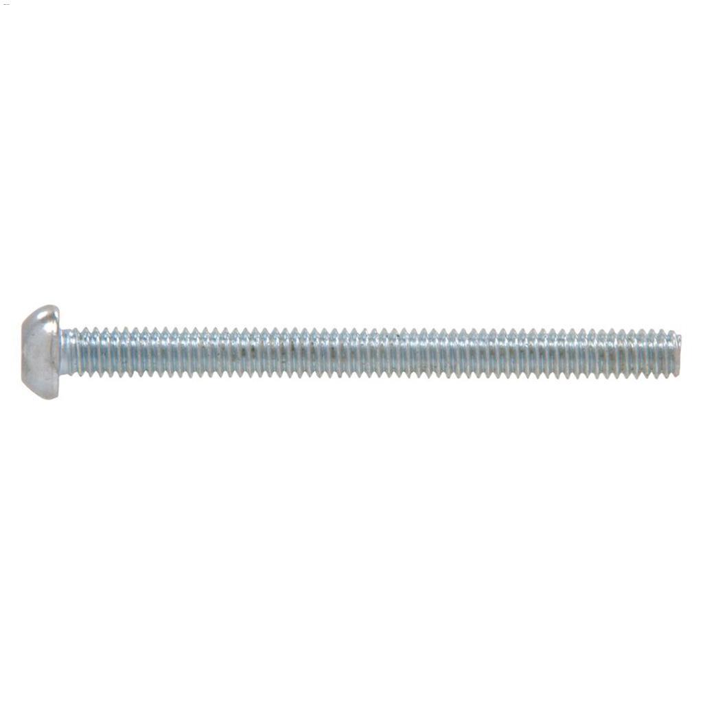 1/4-20 x 1/2" Zinc Round Head Machine Screw-30/Pack